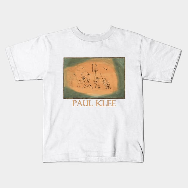 Abstract Trio by Paul Klee Kids T-Shirt by Naves